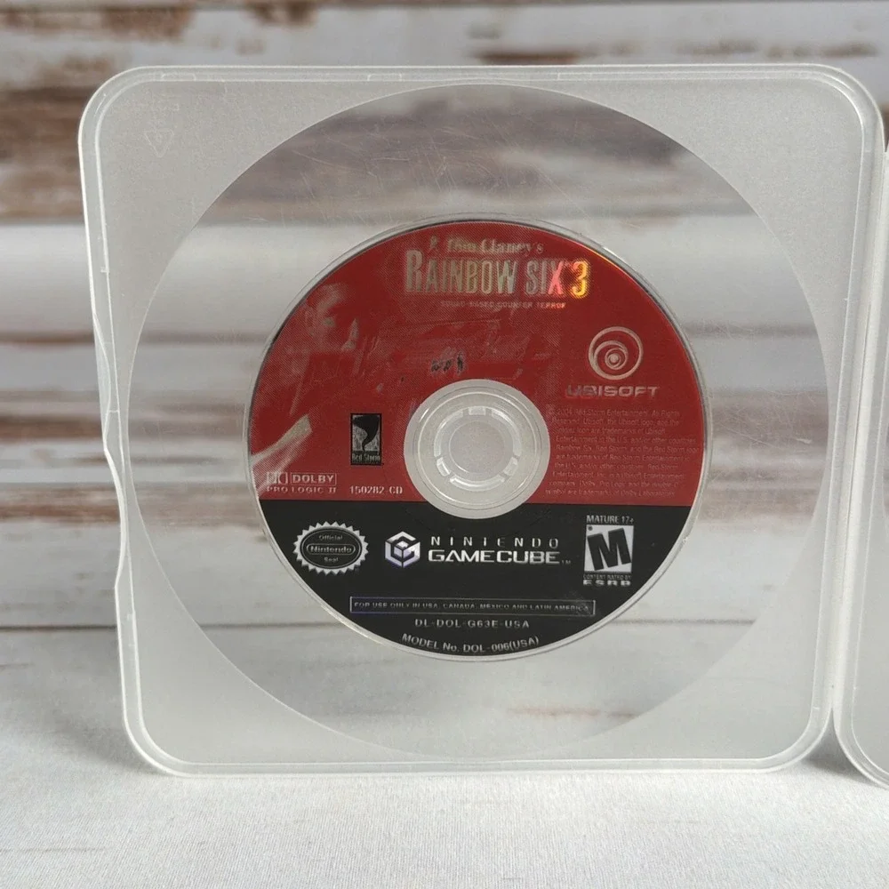 Tom Clancy's Rainbow Six 3 Nintendo GameCube Game Disc Only Tested Used